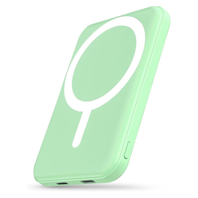 Podoru 5000Mah for Magsafe Ultra-Thin Battery Pack, Wireless Charger Portable Magnetic Power Bank with USB-C Cable for Iphone 17/16/15/14/13/12 Series