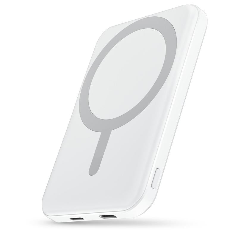 Podoru 5000Mah for Magsafe Ultra-Thin Battery Pack, Wireless Charger Portable Magnetic Power Bank with USB-C Cable for Iphone 17/16/15/14/13/12 Series