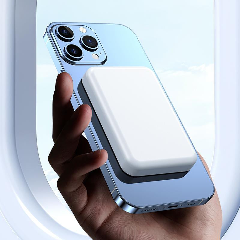 5000mAh Magnetic Power Bank - Wireless Portable Charger with Fast Charging MagSafe Battery Pack for iPhone 17/16/15/14/13/12/Plus/Pro Max - Compact Smartphone Charging Solution