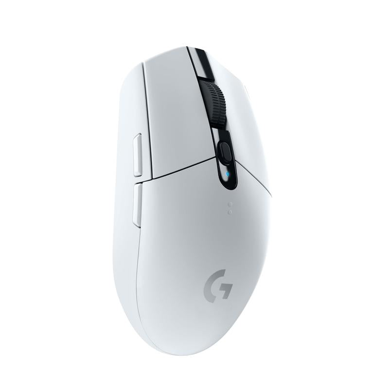 Logitech G305 LIGHTSPEED Wireless Gaming Mouse, Hero 12K Sensor, 12,000 DPI, Lightweight, 6 Programmable Buttons, 250H Battery Life, On-Board Memory, Pc/Mac - White White Mouse