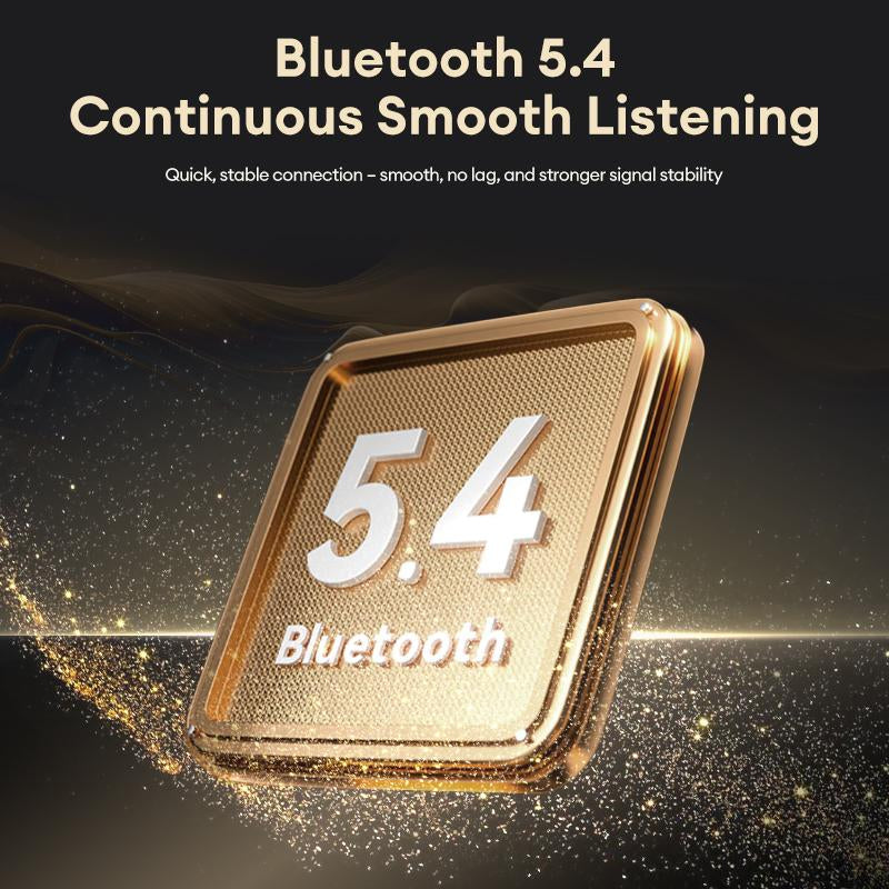 PAXA YX66 Four-Leaf Clover Wireless Earbuds with Bluetooth 5.4, Enhanced Connectivity, ENC Call Noise Cancellation, Superior Stereo Sound, Elegant Jewelry-Style Design for Women, Premium Charging Case, Perfect Gift for Women