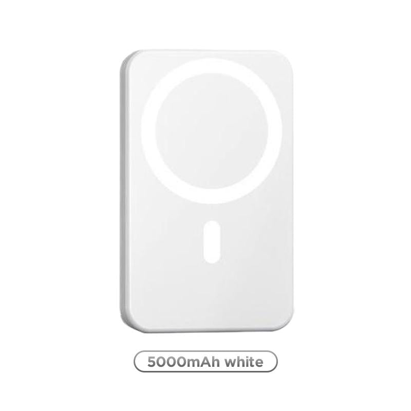 5000mAh Magnetic Power Bank - Wireless Portable Charger with Fast Charging MagSafe Battery Pack for iPhone 17/16/15/14/13/12/Plus/Pro Max - Compact Smartphone Charging Solution