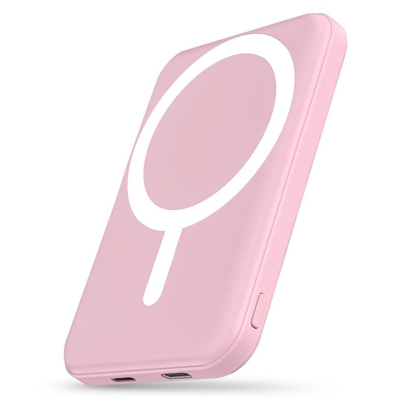 Podoru 5000Mah for Magsafe Ultra-Thin Battery Pack, Wireless Charger Portable Magnetic Power Bank with USB-C Cable for Iphone 17/16/15/14/13/12 Series